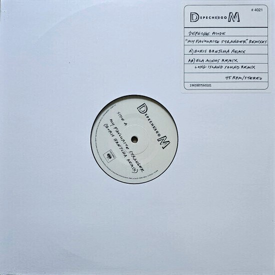 Depeche Mode – My Favourite Stranger (Remixes) (45 Rpm) (Limited Edition) (12" Vinyl) (LP)