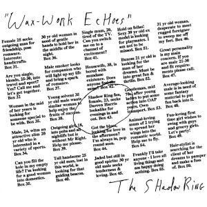 The Shadow Ring – Wax-Work Echoes (LP)